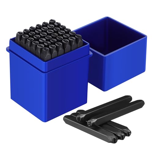 HONITANO Metall Zahlen Stempel Teilig Präzisions Metall Stanzwerkzeug Carbonstahl für Gravuren Schmuckherstellung Handwerk Industrie von HONITANO