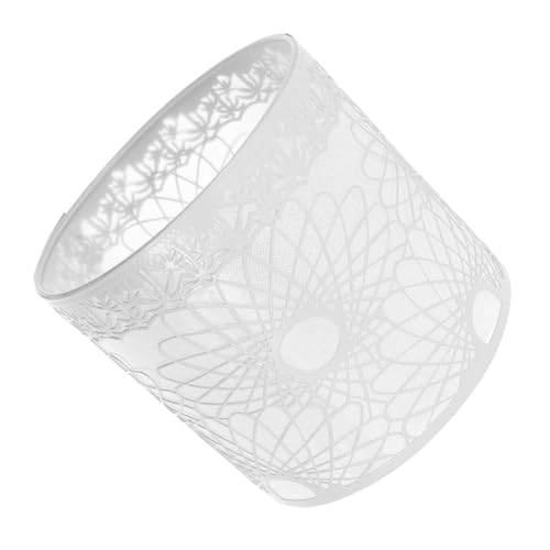 HONITANO Metall lampenschirm Weiß Lochdurchmesser Minimalistischer Eisen lampenschirm für Deckenleuchten Wandlampen Flurlampen Vielseitig Modern Elegant von HONITANO