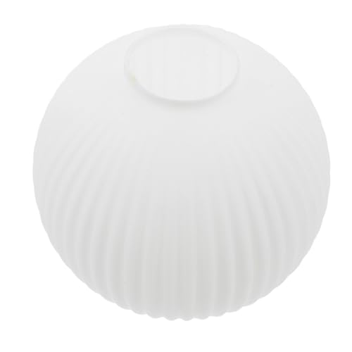 HONITANO Milchweißer Lampenschirm Streifen Flacher Langlebig DIY Ersatzschirm für Pendelleuchte Wandleuchte Schlafzimmer Wohnzimmer Esszimmer Modernes Design HONITANO Milchweißer Lampenschirm Streifen Flacher Langlebig DIY Ersatzschirm für Pendelleuchte Wandleuchte Schlafzimmer Wohnzimmer Esszimmer Modernes Design von HONITANO