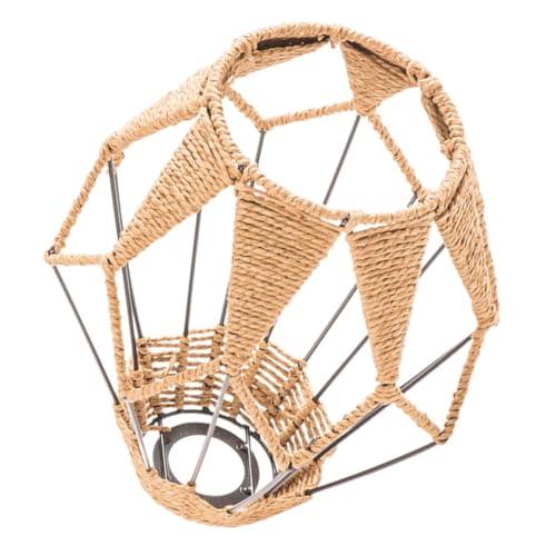 HONITANO Minimalistischer Vintage Eisen Pendelleuchten Lampenschirm Langlebig aus Eisen und Papierseil Wohnliches Warmes Licht Dekorativ für Schlafzimmer Wohnzimmer Boho und Modernes Flair HONITANO Minimalistischer Vintage Eisen Pendelleuchten Lampenschirm Langlebig aus Eisen und Papierseil Wohnliches Warmes Licht Dekorativ für Schlafzimmer Wohnzimmer Boho und Modernes Flair von HONITANO