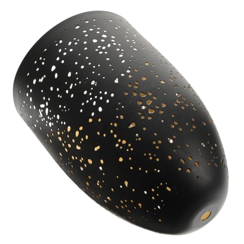 HONITANO Moderner Metall Lampenschirm aus Schmiedeeisen Hohlgearbeitet mit Gold innenseite Dekorative Deckenlampe und Lampenschirm für Tisch Stehleuchte Langlebig und Stilvoll für HONITANO Moderner Metall Lampenschirm aus Schmiedeeisen Hohlgearbeitet mit Gold innenseite Dekorative Deckenlampe und Lampenschirm für Tisch Stehleuchte Langlebig und Stilvoll für von HONITANO