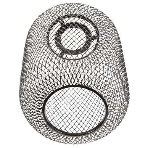 HONITANO Moderner Metall Lampenschirm mit Mesh design Schwarzer Eisendraht Deckenleuchte Lichtdurchlässiger Lampenschirm für Schlafzimmer Hotel Bar Installieren Langlebiger Lichtkäfig HONITANO Moderner Metall Lampenschirm mit Mesh design Schwarzer Eisendraht Deckenleuchte Lichtdurchlässiger Lampenschirm für Schlafzimmer Hotel Bar Installieren Langlebiger Lichtkäfig von HONITANO