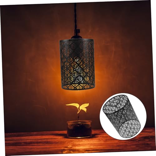 HONITANO Moderner Runder Metall Lampenschirm mit Hohlem Muster Langlebig Augenschonend Dekorativ für Wand Tisch und Deckenlampen für Restaurant Bar und Wohnräume HONITANO Moderner Runder Metall Lampenschirm mit Hohlem Muster Langlebig Augenschonend Dekorativ für Wand Tisch und Deckenlampen für Restaurant Bar und Wohnräume von HONITANO