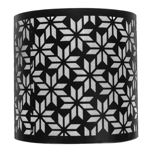 HONITANO Moderner Schmiedeeisen Lampenschirm Standard Schraubfassung Langlebig und Blendfrei Großer für Tisch- Wand Deckenlampen im Schlafzimmer und Wohnzimmer von HONITANO