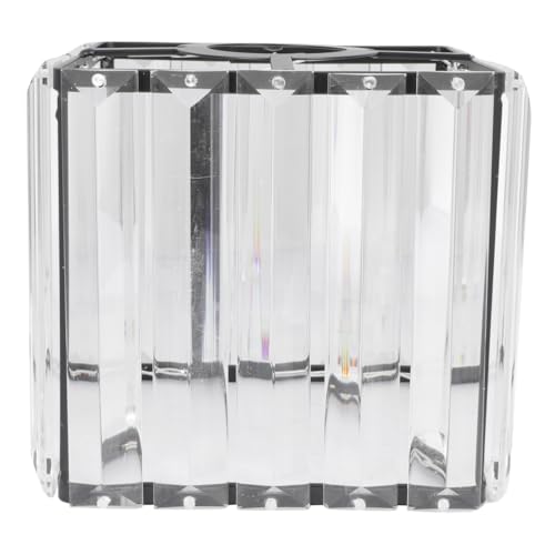 HONITANO Moderner Schwarzer Glass Lampenschirm Deckenlampe Lampenabdeckung Zubehör Eleganter Lampenschirm für Wohnzimmer Hotel Restaurant Schlafzimmer Vielseitig Einsetzbar von HONITANO