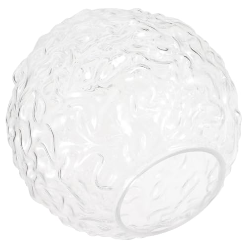 HONITANO Modernes Transparentes Glas Kugel Lampenschirm Wandlampe Deckenleuchte Wohnzimmer Flur Schlafzimmer Dekorativ Einfach zu Montieren für Warmes Licht HONITANO Modernes Transparentes Glas Kugel Lampenschirm Wandlampe Deckenleuchte Wohnzimmer Flur Schlafzimmer Dekorativ Einfach zu Montieren für Warmes Licht von HONITANO