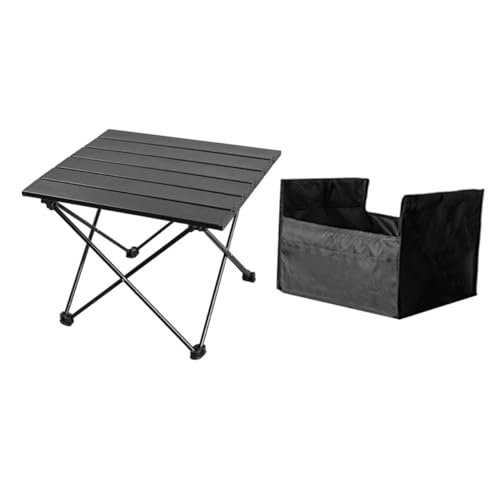 HONITANO Multifunktionaler Faltbarer Campingtisch aus Hochwertiger Aluminiumlegierung und Oxford Tragbarer Outdoor Klapptisch Leicht Kompakt für Camping Picknick Strand und Outdoor von HONITANO
