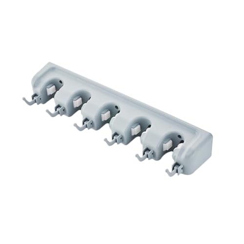 HONITANO Multifunktionaler Wandhalter Besen und Mop Organizer mit Positionen Haken Robust Platzsparend für Küche Garten Garage und Büro HONITANO Multifunktionaler Wandhalter Besen und Mop Organizer mit Positionen Haken Robust Platzsparend für Küche Garten Garage und Büro von HONITANO