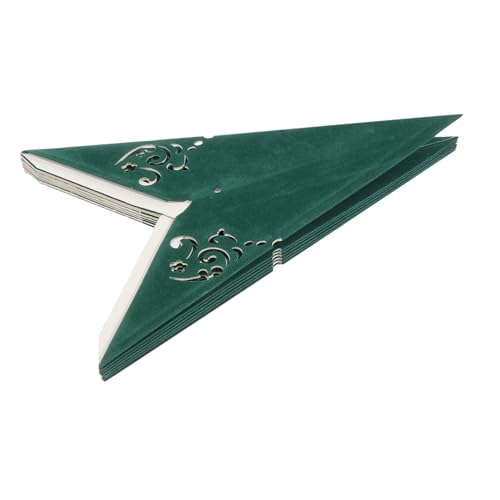 HONITANO Nordischer Papierstern Lampenschirm Grün Weihnachtsdeko Hängelampe Diffuses Warmes Licht Einfache Installation Dekorativer Deckenlampenschirm für Party Bar Hochzeit und Wohnzimmer von HONITANO