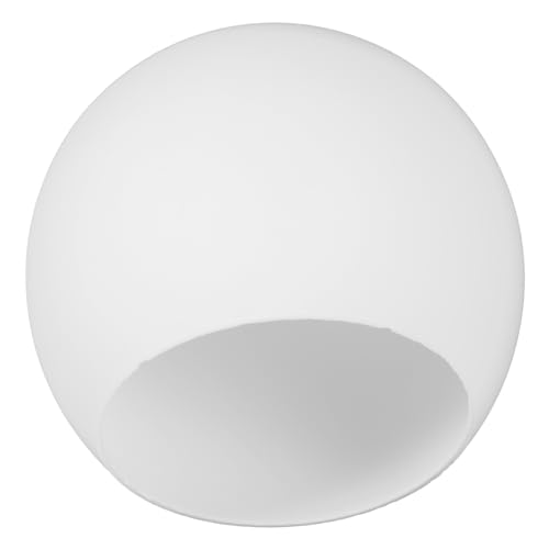 HONITANO Opalweißes Kugelförmiges Glasschirm Ersatzglas für Pendelleuchte Deckenlampe und Kronleuchter Minimalistisches Design Einfache Montage Öffnung Stilvolle Beleuchtungsabdeckung von HONITANO