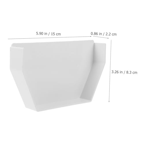 HONITANO PVC Dachrinnen Endkappe Quadratisch Regenrinnen Abschluss Stoppt Wasseraustritt Witterungsbeständig Einfache Montage Für Dachrinnen Zubehör Downspout Parts Gutter End Cover HONITANO PVC Dachrinnen Endkappe Quadratisch Regenrinnen Abschluss Stoppt Wasseraustritt Witterungsbeständig Einfache Montage Für Dachrinnen Zubehör Downspout Parts Gutter End Cover von HONITANO