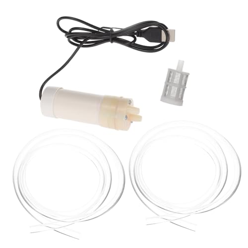 HONITANO Praktische Kleine USB Wasserpumpe mit Edelstahlfilter Schlauch Sumpfpumpe für Pool Teich Aquarium Langlebig Zuverlässig und Tragbar HONITANO Praktische Kleine USB Wasserpumpe mit Edelstahlfilter Schlauch Sumpfpumpe für Pool Teich Aquarium Langlebig Zuverlässig und Tragbar von HONITANO