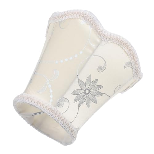 HONITANO Retro Stoff Lampenschirm für Kronleuchter Flanellbeschichteter Weicher Lampenschirm für Schlafzimmer und Wohnzimmer Dekorative Lampenabdeckung mit Feiner Verarbeitung Langlebig und von HONITANO