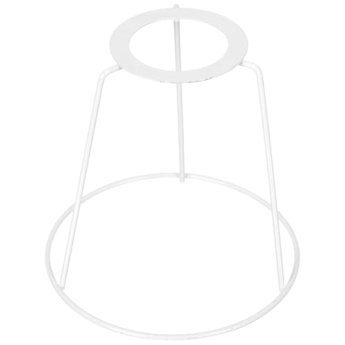 HONITANO Ring Lampenschirmhalter aus Robustem Metall Vintage DIY Lampenschirmring für Wand Tisch Schreibtischlampen Rostbeständig Dekorativ für Restaurant und Zuhause von HONITANO