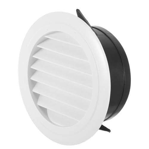 HONITANO Runde Lüftungsabdeckung mit Eingebautem Insektenschutz Kunststoff Lamellenventil für Wand Laibung Dachbalken Geeignet für Badezimmer und Küchen Abluftsysteme HONITANO Runde Lüftungsabdeckung mit Eingebautem Insektenschutz Kunststoff Lamellenventil für Wand Laibung Dachbalken Geeignet für Badezimmer und Küchen Abluftsysteme von HONITANO