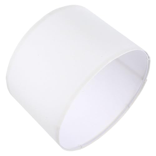 HONITANO Runder Lampenschirm aus Stoff Beige Abnehmbar und Langlebig Vintage Stil Weiches Licht Passend für Lampenfassung als Ersatz für Decken Wandleuchten von HONITANO