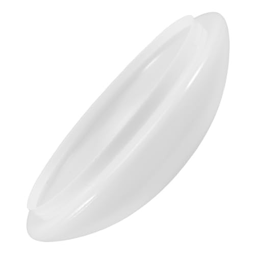 HONITANO Runder Lampenschirm aus Weißem Deckenleuchte Lampenabdeckung für Schlafzimmer Flur Treppe Vielseitig Kompatibel mit Pilz lichtkugeln und Deckenlampen von HONITANO