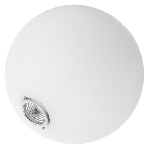 HONITANO Runder Milchglas Lampenschirm Ømm Fassung Kugelförmiger Acryl Lampenschirm für Deckenleuchte Einfach zu Montieren und Robust von HONITANO