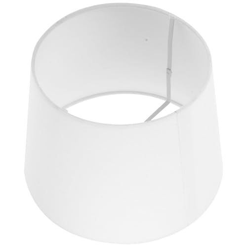 HONITANO Rustikaler Lampenschirm aus Stoff für Tischlampe und Pendelleuchte Verstellbarer Lampenschirm im Chinesischen Landhausstil Weiche Lichtstreuung Robuste Metall Leinenkonstruktion von HONITANO