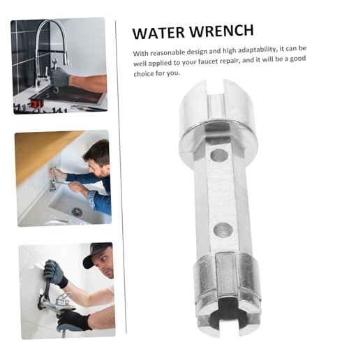 HONITANO Sanitärschlüssel Edelstahl Rohr und Wasserhahnwerkzeug Doppelkopf Abfluss und Wasserhahnschlüssel für Enge Räume Bad und Küche Installation HONITANO Sanitärschlüssel Edelstahl Rohr und Wasserhahnwerkzeug Doppelkopf Abfluss und Wasserhahnschlüssel für Enge Räume Bad und Küche Installation von HONITANO