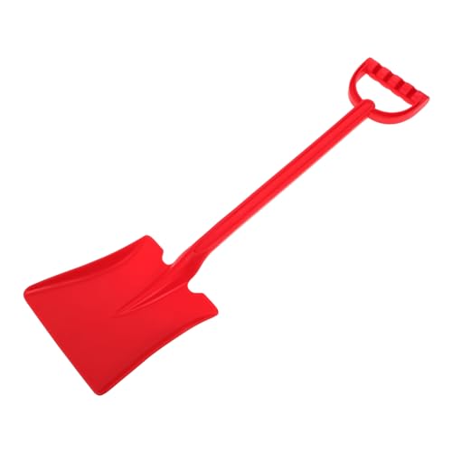 HONITANO Schaufel für Sand und Schnee Robuste Einteilige Mittlere Schaufel in Rot Vielseitiges Outdoor für Sandkasten Schnee und Garten für Jungen und Mädchen von HONITANO