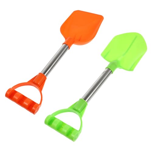 HONITANO Schneeschaufel Praktische Leichte Schneeschaufel mit Edelstahl Doppelschaufel Kindersicheres Outdoor für Schnee Sand und EIS Frostschutzfreundlich Farblich Sortiert von HONITANO