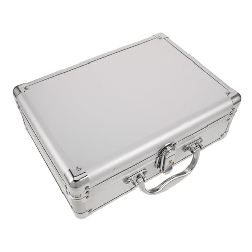 HONITANO Schutzbox Aluminiumlegierung mit Schlüssel Abschließbar Stoßfest Samtgepolstert Multifunktional für Mikrofone Recorder Elektronik Werkzeuge Kosmetik Tragbar und Robust von HONITANO