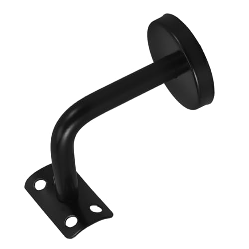 HONITANO Schwarze Edelstahl Handlaufhalter Wandhalter Treppen Handlaufstütze Stabile Halterung für Innen Außen Treppengeländer Ergonomisch Geformt Langlebig HONITANO Schwarze Edelstahl Handlaufhalter Wandhalter Treppen Handlaufstütze Stabile Halterung für Innen Außen Treppengeländer Ergonomisch Geformt Langlebig von HONITANO