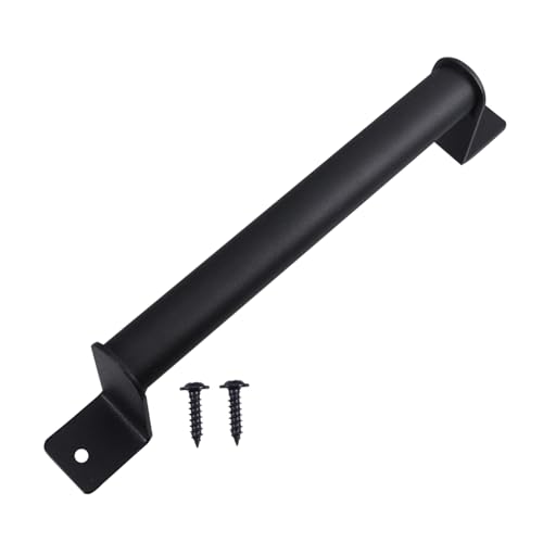 HONITANO Schwarzer Eisen Türgriff Barn Door Handle Robust Langlebig für Möbel Schranktüren Garage Einfach zu Montieren für Scheunen Türen HONITANO Schwarzer Eisen Türgriff Barn Door Handle Robust Langlebig für Möbel Schranktüren Garage Einfach zu Montieren für Scheunen Türen von HONITANO