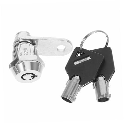 HONITANO Sicheres Drehzylinderschloss für Schränke und Werkzeugkästen mit Schlüssel Robustes Ersatzschloss für Briefkästen und Aufbewahrungsboxen Elegantes Cam Schloss für Maximale HONITANO Sicheres Drehzylinderschloss für Schränke und Werkzeugkästen mit Schlüssel Robustes Ersatzschloss für Briefkästen und Aufbewahrungsboxen Elegantes Cam Schloss für Maximale von HONITANO