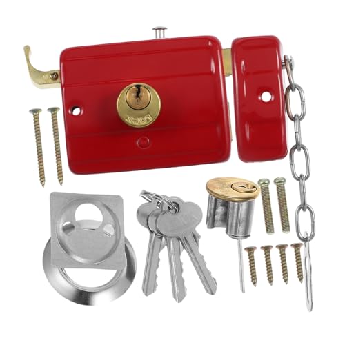 HONITANO Sicherheits türschloss aus Eisenlegierung mit Polierter Oberfläche Doppeltem Riegelsystem Rostfrei Robust für Innen holztüren Schlafzimmer Inklusive Montagezubehör Einfache HONITANO Sicherheits türschloss aus Eisenlegierung mit Polierter Oberfläche Doppeltem Riegelsystem Rostfrei Robust für Innen holztüren Schlafzimmer Inklusive Montagezubehör Einfache von HONITANO