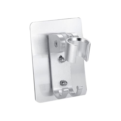 HONITANO Space Aluminium Duschkopfhalter ohne Bohren Verstellbarer Halter für Brausestange Wandmontierter Duscharm Halter Rostfrei für Glatte Flächen Wie Fliesen und Geeignet von HONITANO
