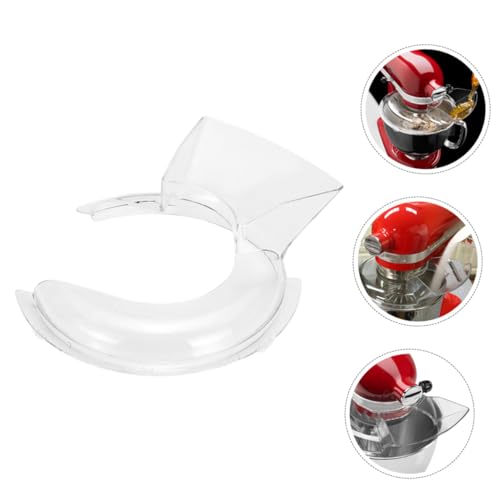 HONITANO Spritzschutz Pouring Shield für Rührschüssel Mixer Abdeckung Spritzschutz Neigekopf Zubehör Leicht und Langlebig für Küchenprofis und Hobbyköche von HONITANO