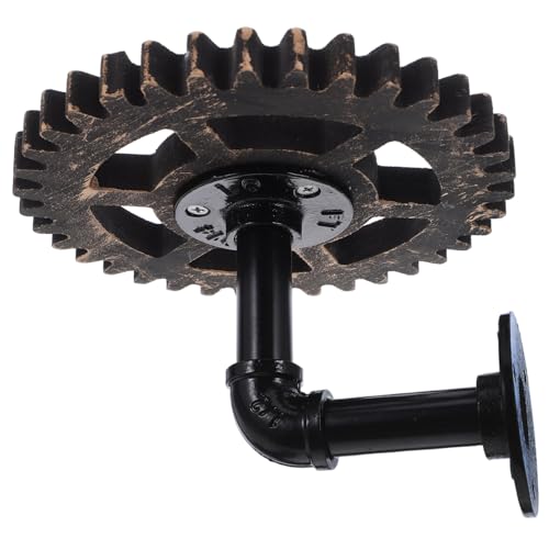 HONITANO Steampunk Regal mit -Design Rustikales Wandregal aus Schmiedeeisen Vintage Industrierohr Ablage für Wohnzimmer Küche Schlafzimmer Amerikanischer Landhausstil Leicht zu Reinigen HONITANO Steampunk Regal mit -Design Rustikales Wandregal aus Schmiedeeisen Vintage Industrierohr Ablage für Wohnzimmer Küche Schlafzimmer Amerikanischer Landhausstil Leicht zu Reinigen von HONITANO