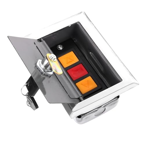 HONITANO Steuerbox für Elektrische Rolltore Robustes Kunststoffgehäuse Momentary Push Button Geeignet für Garagen und Rolladenöffner Multifunktional mit Verstecktem Schloss Langlebig und HONITANO Steuerbox für Elektrische Rolltore Robustes Kunststoffgehäuse Momentary Push Button Geeignet für Garagen und Rolladenöffner Multifunktional mit Verstecktem Schloss Langlebig und von HONITANO
