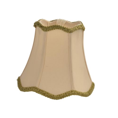 HONITANO Stoff Lampenschirm Wellenkante Deckenleuchte Schirm Beige Europäischer Stil Für Wohnzimmer Schlafzimmer Esszimmer Kronleuchter Wandlampe Einfach Zu Montieren HONITANO Stoff Lampenschirm Wellenkante Deckenleuchte Schirm Beige Europäischer Stil Für Wohnzimmer Schlafzimmer Esszimmer Kronleuchter Wandlampe Einfach Zu Montieren von HONITANO