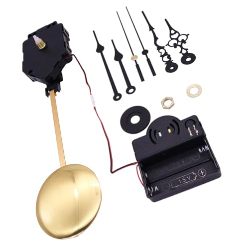 HONITANO Sweeping Uhrwerk mit Musikbox DIY Langschaft Mechanismus für Wanduhrplatten mit Zeigerstilen und Einstellbarem Zeitknopf ohne Batterie HONITANO Sweeping Uhrwerk mit Musikbox DIY Langschaft Mechanismus für Wanduhrplatten mit Zeigerstilen und Einstellbarem Zeitknopf ohne Batterie von HONITANO