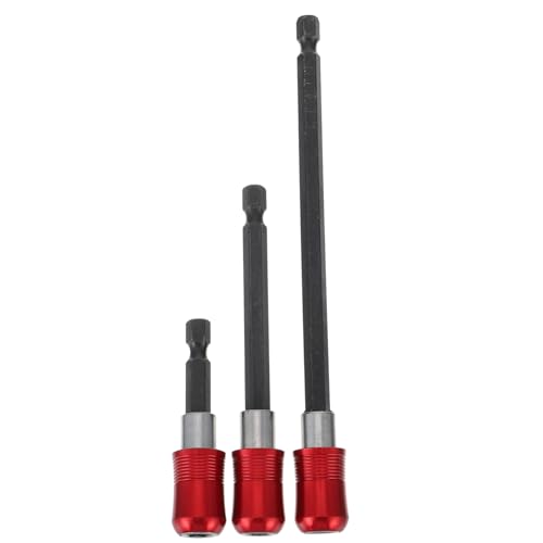 HONITANO Teilig Stecknuss Verlängerungsstange mit Sechskantaufnahme Robuste Bohrer Bit Adapter für Schwer Zugängliche Stellen Schnelles Wechseln Korrosionsbeständig Rot HONITANO Teilig Stecknuss Verlängerungsstange mit Sechskantaufnahme Robuste Bohrer Bit Adapter für Schwer Zugängliche Stellen Schnelles Wechseln Korrosionsbeständig Rot von HONITANO