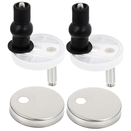 HONITANO Toilettensitz Befestigungsset Edelstahl Schrauben Ersatzteile Wc Sitz Scharniere Passend für Toilettendeckel Teiliges Q Fuß von HONITANO