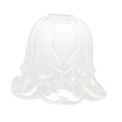 HONITANO Transparent matter Glas Lampenschirm Blumendesign Dekorativer Lampenschirm für Schlafzimmer Schutz und Atmosphäre Geeignet für Deckenleuchten Wandleuchten und Kronleuchter HONITANO Transparent matter Glas Lampenschirm Blumendesign Dekorativer Lampenschirm für Schlafzimmer Schutz und Atmosphäre Geeignet für Deckenleuchten Wandleuchten und Kronleuchter von HONITANO