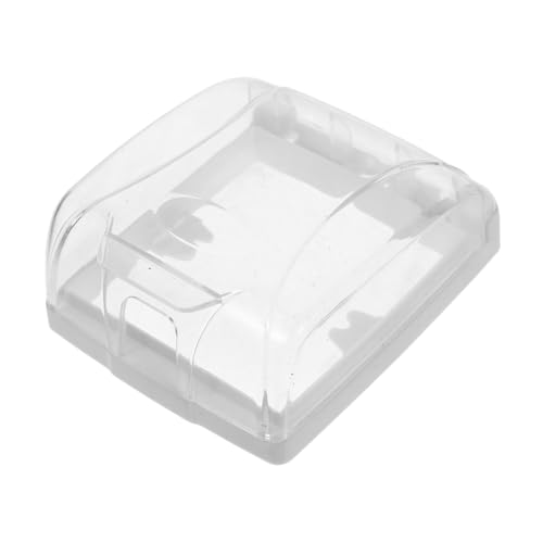 HONITANO Transparente Wasserdichte Türklingel abdeckung Schutzbox für Außenelektrik Regendicht Spritzwassergeschützt Einfache Montage Klare Sicht Klingeltaste Langlebiger Wetterschutz von HONITANO