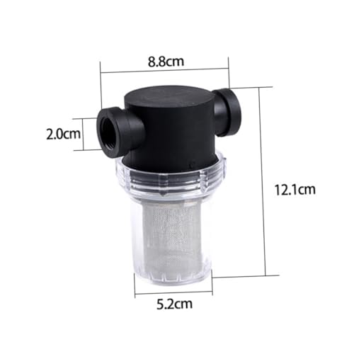 HONITANO Transparenter Vorfilter für Wasserreiniger Mesh Netz Einfache Installation Dichte Ausführung Hohe Filtereffizienz Langlebig und für Rechtzeitigen Filterwechsel HONITANO Transparenter Vorfilter für Wasserreiniger Mesh Netz Einfache Installation Dichte Ausführung Hohe Filtereffizienz Langlebig und für Rechtzeitigen Filterwechsel von HONITANO