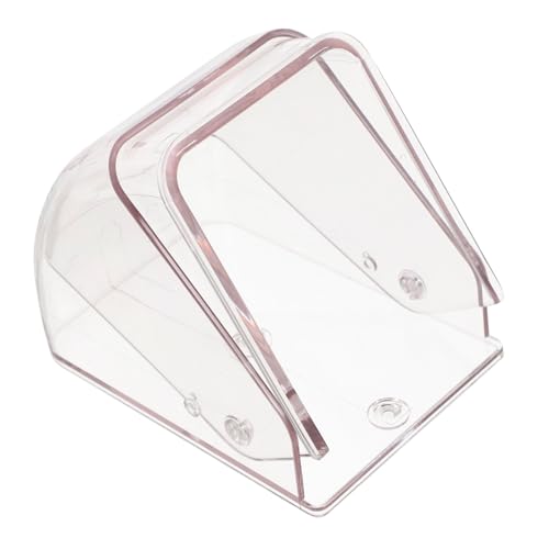 HONITANO Transparentes Wireless Türklingel Regenschutzgehäuse für Außenbereich Einfacher Montage Wetterfeste Abdeckung Schützt Kabellose Klingel vor Regen und Witterungseinflüssen von HONITANO
