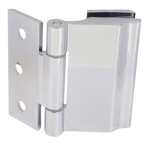 HONITANO Tür Scharnier für Vitrine und Weinschrank Rostfreier Heavy Duty Schrankbeschlag Geräuschloses Langlebiges Glastür Scharnier mit Schrauben Einfache Montage für Bad und von HONITANO
