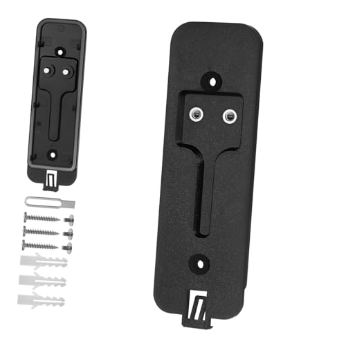 HONITANO Türklingel Rückplatte Ersatzteil Schwarz Stabile Türglockenhalterung Kompatibel mit Blink Doorbell Einfache Schraubmontage Kompakt Leicht Robust und Formbeständig Modernes Design von HONITANO