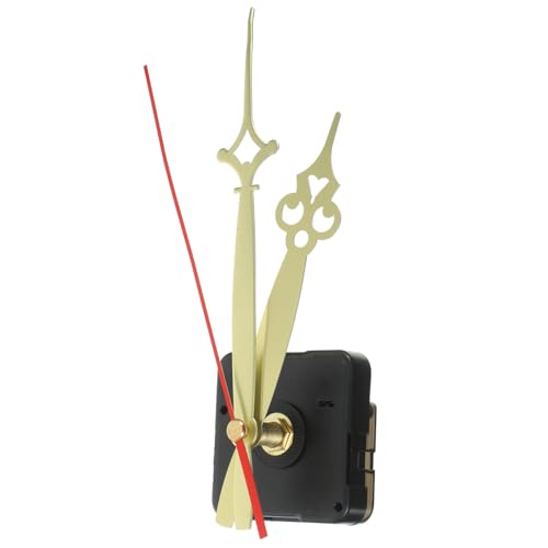 HONITANO Uhrwerk Ersatz DIY Wanduhr Mechanismus mit Batterie Betrieben Langlebiges Kunststoffgehäuse Geräuschloser Betrieb Geeignet für Wanduhr Bastler und Dekoration von HONITANO