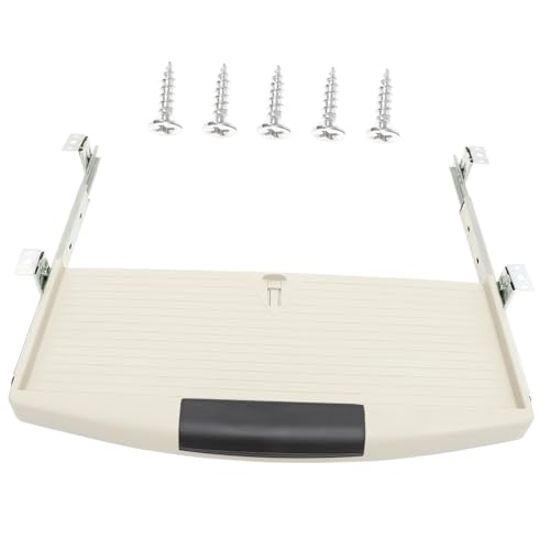 HONITANO Under Desk Tastaturschublade Edelstahl Ergonomischer Platzsparender Schreibtisch Organizer mit Praktischem Ausziehfach für Pc Tastatur Einfach zu Montieren und HONITANO Under Desk Tastaturschublade Edelstahl Ergonomischer Platzsparender Schreibtisch Organizer mit Praktischem Ausziehfach für Pc Tastatur Einfach zu Montieren und von HONITANO
