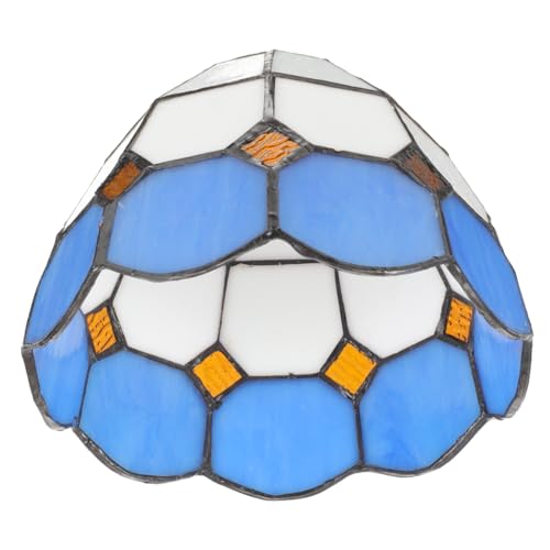 HONITANO Vintage Glas Lampenschirm Ømm Modernes Design Robustes Glas Lampenabdeckung Ersatz für Tischleuchte Stilvoller Retro Lampenschirm für Esszimmer und Barbereich von HONITANO