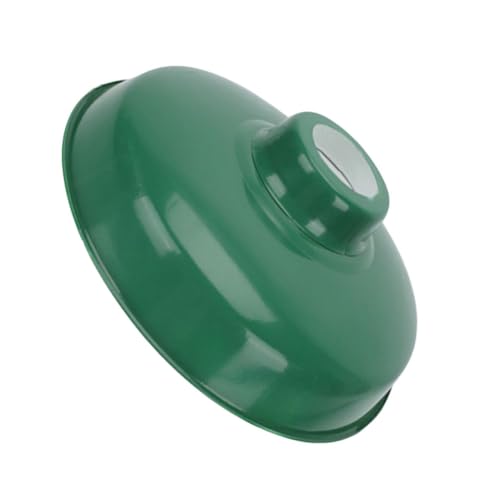 HONITANO Vintage Grüner Emaille Lampenschirm Retro Deckenlampenschirm aus Metall Installieren für Wohnzimmer und Schlafzimmer Stilvolle Hängeleuchte mit Robustem Langlebigem Design von HONITANO