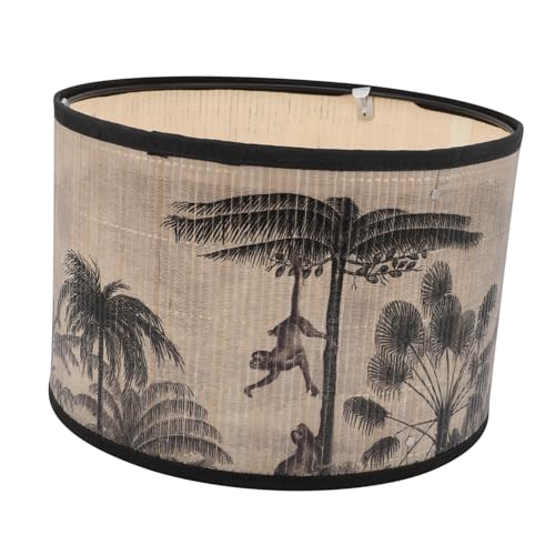 HONITANO Vintage Lampenschirm Deckenleuchte Lampenschirm mit Muster für Pendelleuchten Wohnzimmer Schlafzimmer Büro Dekorative Langlebige Lampenabdeckung aus Natürlichem Material HONITANO Vintage Lampenschirm Deckenleuchte Lampenschirm mit Muster für Pendelleuchten Wohnzimmer Schlafzimmer Büro Dekorative Langlebige Lampenabdeckung aus Natürlichem Material von HONITANO